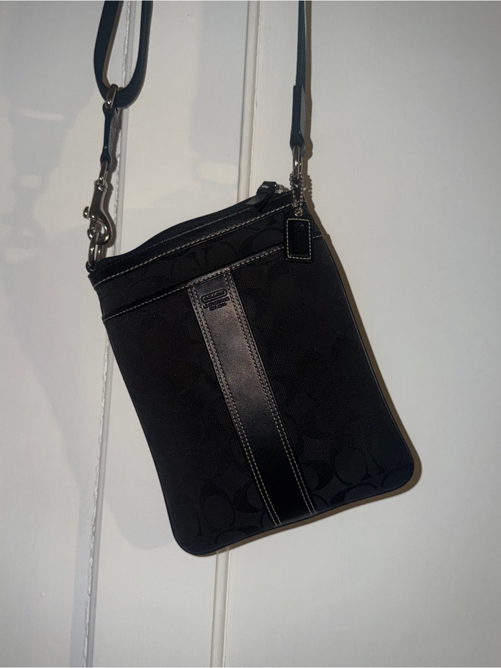 Coach Black Signature Crossbody Bag